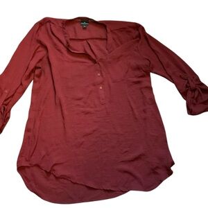 Worthington Women's Burgundy Blouse